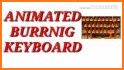 Burning Flaming Fire HD Animated Keyboard Theme related image