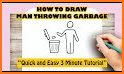 Draw throw related image