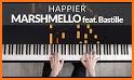 Marshmello Bastille Happier Piano Black Tiles related image