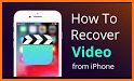 Recover deleted video: Backup - recover video related image