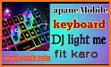 Christmas Neon Light Keyboard Background related image
