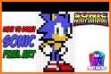 Pixel Sonic Craft Coloring With Number related image