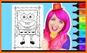 Coloring Sponge Book and Drawing related image