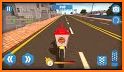 Pizza Delivery Boy Driving Simulator : Bike Games related image