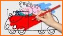 coloring peppa pig game related image