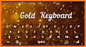 Gold Diamond Butterfly Keyboard Theme related image