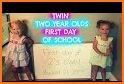 Twins Baby First Day at School related image