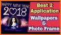 New year photo frame 2019 related image