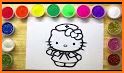 Color by Number with Hello Kitty related image