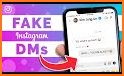 Fake post and chat for insta prank related image
