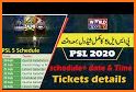 PSL 5 Cricket Schedule 2020 related image