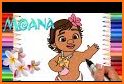 Moana Coloring Book Pages related image