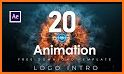 Intro video maker, logo and text animation related image
