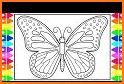 ColorBook: Butterfly Coloring Pages related image