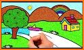 Glitter Coloring Book Painting related image