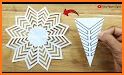 Cutting Snowflake From Paper related image
