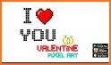 Valentine Paint by Number Game related image