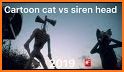 Epic Viral Cartoon Cat VS Siren Head 3 related image