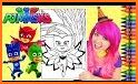 How To Color Pj Mask Coloring Book For Adult related image
