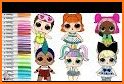 Coloring Book Surprise Dolls, LoL related image