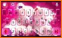Pink Heart Pearls Keyboard Theme related image