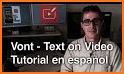 Vont - Text on Videos related image