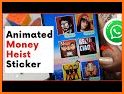 Money Heist Stickers Pack (WAStickerApps) related image