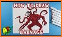 How to draw Venom & Carnage Offline related image