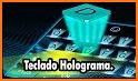 Hologram Neon Keyboard Theme related image