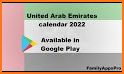 U. Arab Emirates calendar 2022 related image