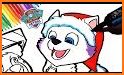 Coloring Book for Puppy patrol Christmas HD related image