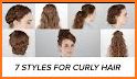 Curly Hairstyle Tutorials related image