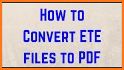 Free PDF Converter - Convert files from and to PDF related image