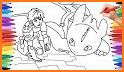 How to color & train your dragon related image