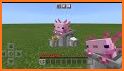 Mod Axolotls Mobs for Minecraft PE related image