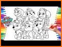 Coloring Book : PAW and Patrol related image