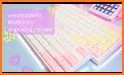 Pink Kpop Girl Keyboard Background related image