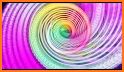 Color theme colorful and beautiful spiral color related image