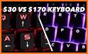 Cool Red Black Keyboard related image