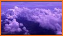 Aesthetic Clouds Keyboard Background related image