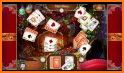 Solitaire Game. Christmas related image