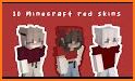 Red Girl Skin for Minecraft related image