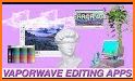 Vaporwave- Aesthetic Filters & Photo Glitch Art related image