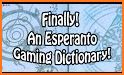 Dictionary Esperanto English related image