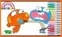 Gumballl : Coloring for Darwin related image