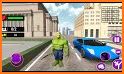 Incredible Green Superhero Monster Fight In City related image