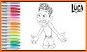 Luca and Alberto coloring book related image