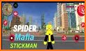 Spider StickMan Rope Hero Gangster New York With related image