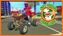 ATV Bike Pizza Delivery: Fast-Food Delivery Boy related image