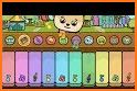 Baby piano and music games for kids and toddlers related image